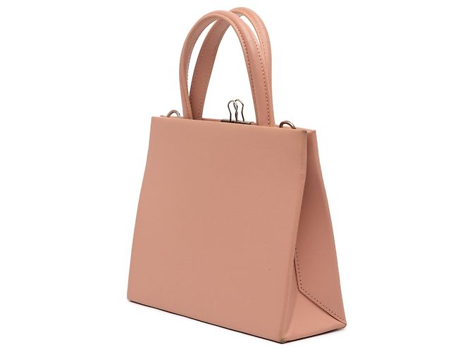 Off White Off-White Brown Mini Calfskin Box Flower Arrow Satchel Braun Fleisch - Ansicht 2