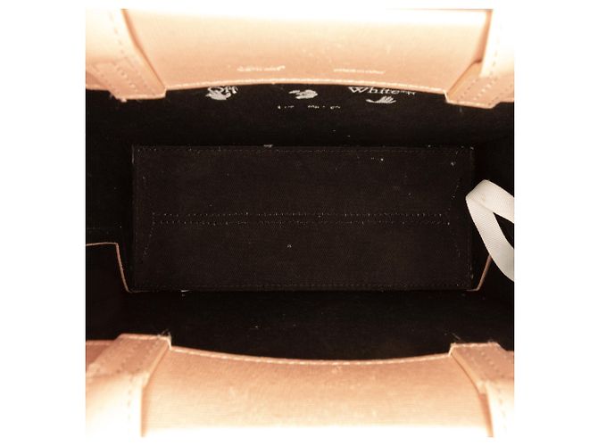 Off White Off-White Brown Mini Calfskin Box Flower Arrow Satchel Braun Fleisch - Ansicht 4