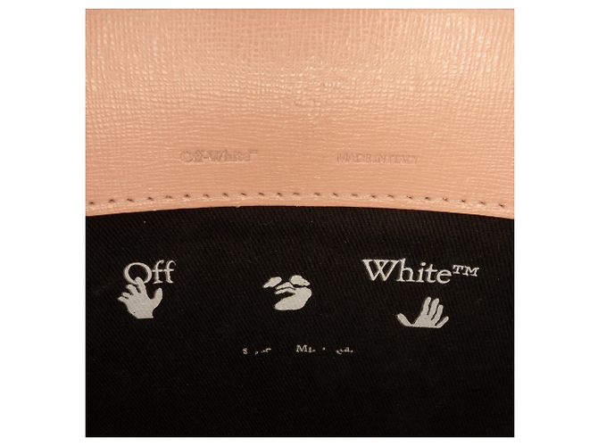 Off White Off-White Brown Mini Calfskin Box Flower Arrow Satchel Braun Fleisch - Ansicht 5