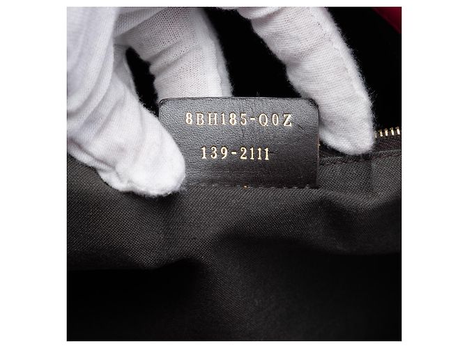 Fendi Roll Tote aus Pequin Canvas in Braun Medium - Ansicht 6