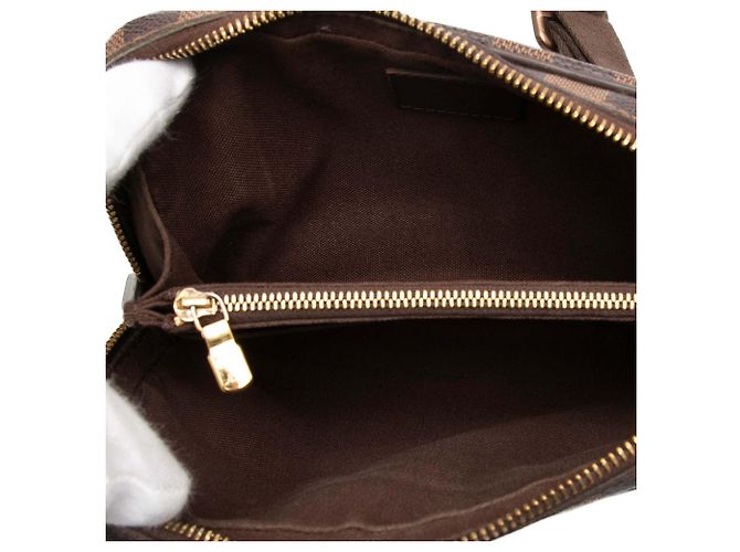 Marsupio Louis Vuitton Damier Ebene marrone Brooklyn - vista 5