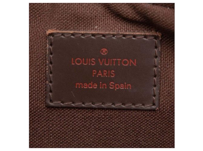 Marsupio Louis Vuitton Damier Ebene marrone Brooklyn - vista 6