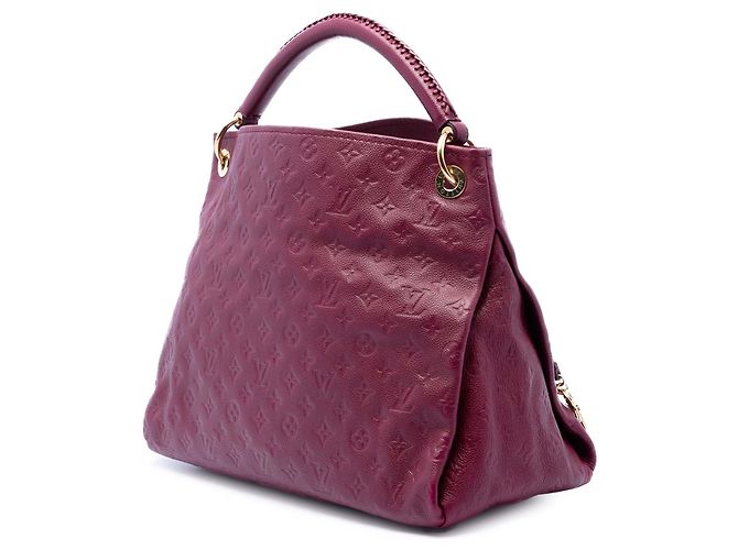 Louis Vuitton Red Monogram Empreinte Artsy MM Rosso Bordò - vista 2