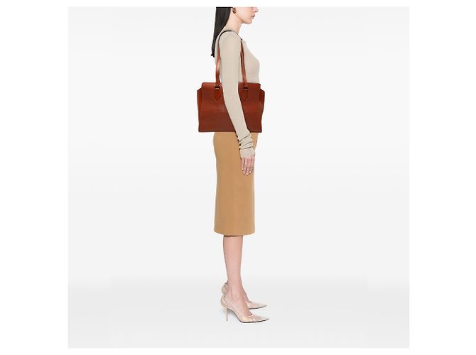 Louis Vuitton Marrone Epi Duplex - vista 7