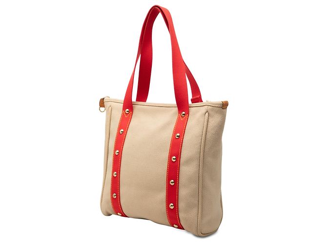 Louis Vuitton Beige Antigua Cabas MM - vista 2