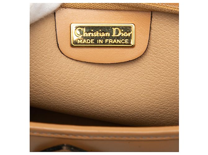 Dior Brown Diorissimo Trotter beschichtete Canvas Clutch Braun Hellbraun - Ansicht 5