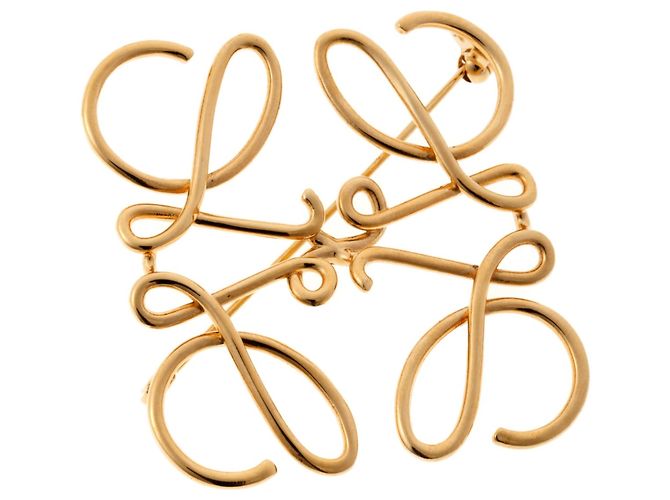 Spilla Anagramma Loewe Oro D'oro - vista 2