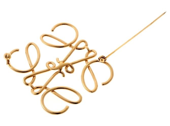 Spilla Anagramma Loewe Oro D'oro - vista 4