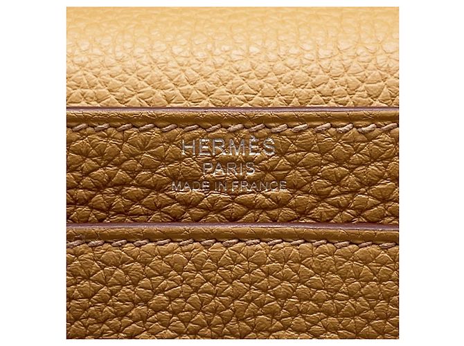 Hermès Borsa Hermes Kelly Depeches 34 Beige - vista 12