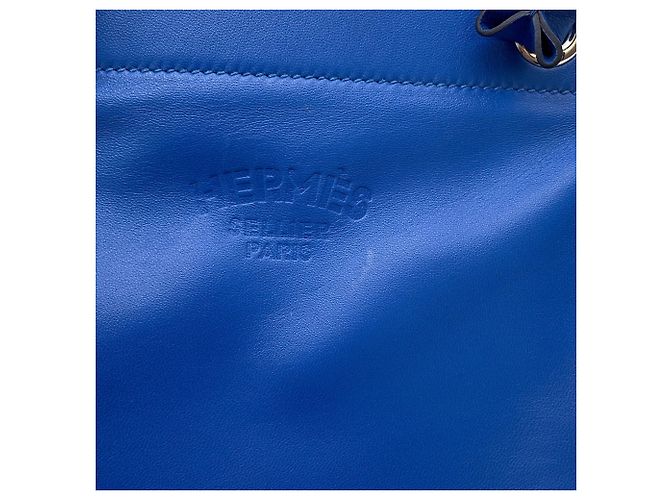 Hermès Borsa a Spalla Hermes Sac Aline Mini Blu - vista 6