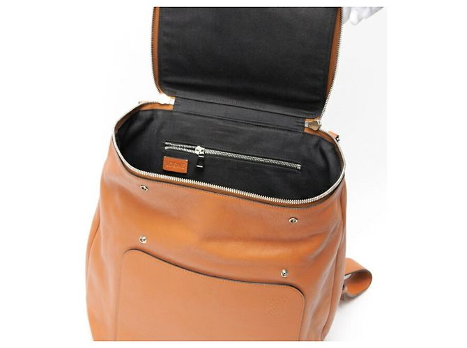 Zaino Loewe Goya in pelle marrone - vista 6