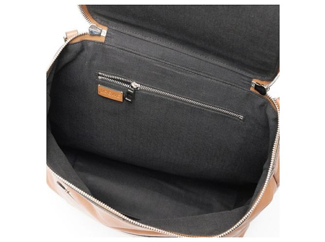 Zaino Loewe Goya in pelle marrone - vista 7