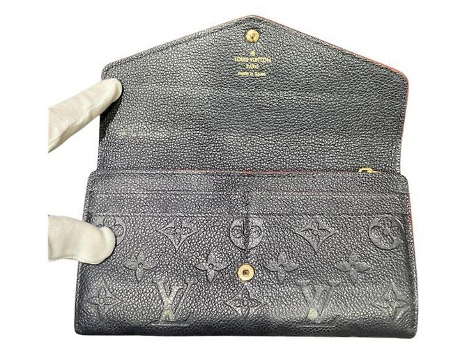Sarah Cartera larga Louis Vuitton Monogram Empreinte Roja - vista 3