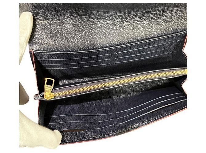 Sarah Cartera larga Louis Vuitton Monogram Empreinte Roja - vista 5