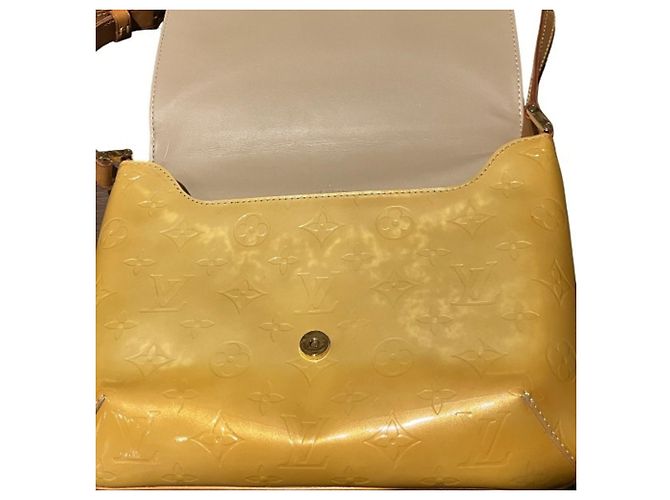 Borsa Louis Vuitton Monogram Vernis Thompson Street D'oro - vista 6
