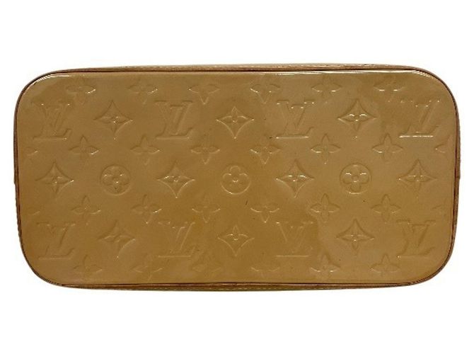 Borsa Louis Vuitton Monogram Vernis Houston Nocciola - vista 3