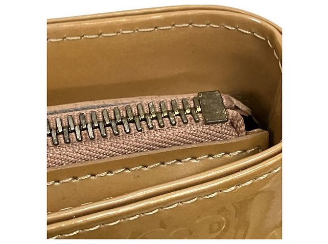 Borsa Louis Vuitton Monogram Vernis Houston Nocciola - vista 7