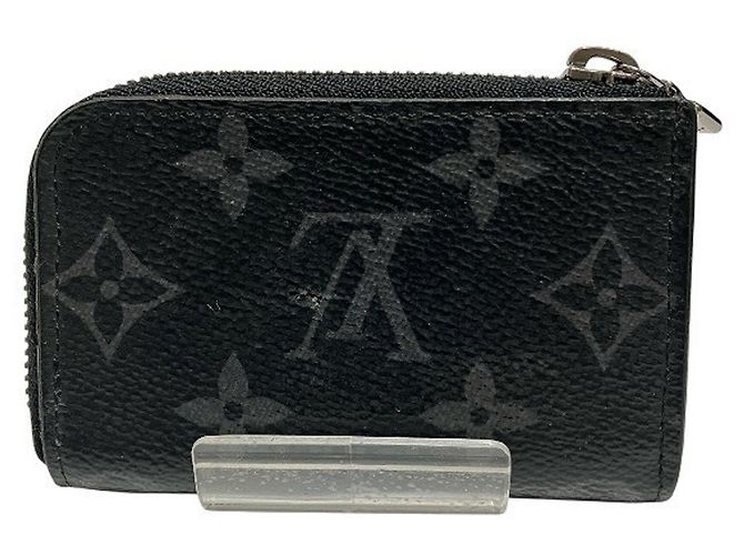Louis Vuitton Monogram Eclipse Münzbeutel Schwarz - Ansicht 2