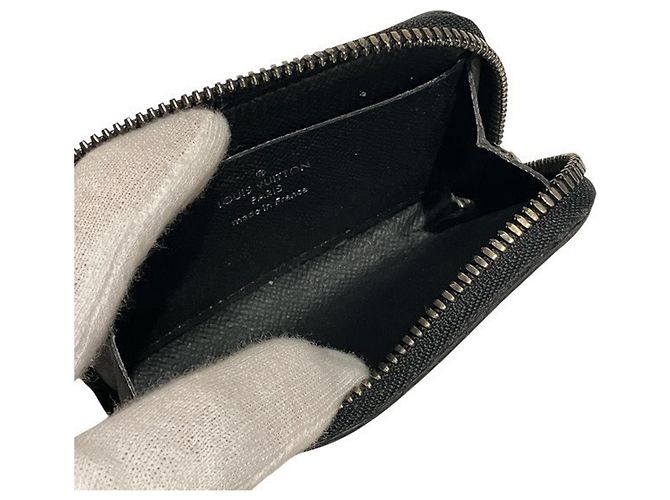 Louis Vuitton Monogram Eclipse Münzbeutel Schwarz - Ansicht 5