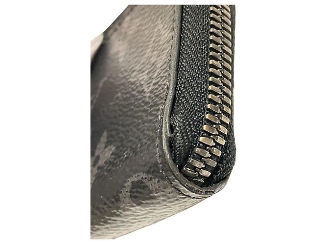 Louis Vuitton Monogram Eclipse Münzbeutel Schwarz - Ansicht 7