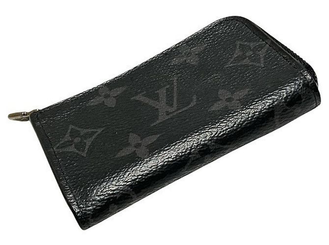 Louis Vuitton Monogram Eclipse Münzbeutel Schwarz - Ansicht 8