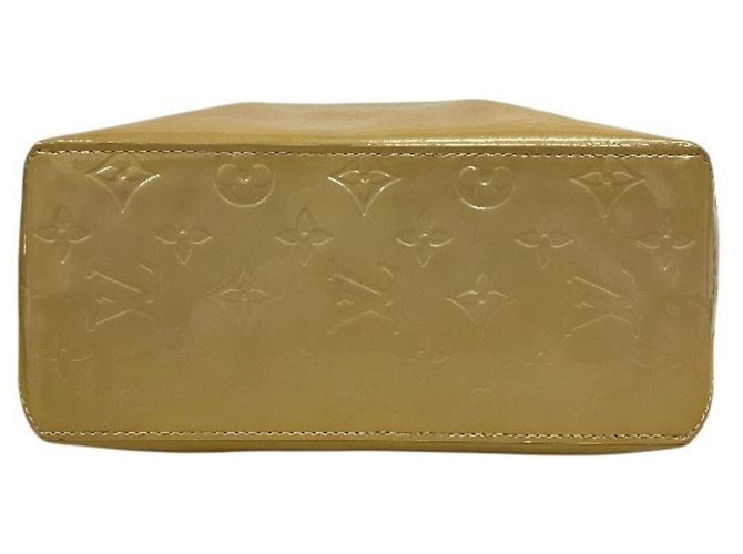 Borsa mini Louis Vuitton Monogram Vernis Lead PM Giallo - vista 3