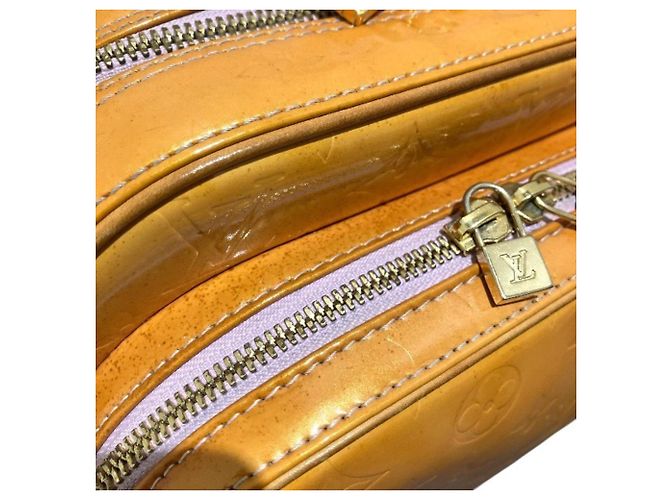 Borsa/Zaino Louis Vuitton Monogram Vernis Murray Rosa Arancione - vista 7