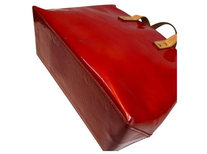 Borsa Louis Vuitton Monogram Vernis Lead PM M91088 Rosso - vista 6