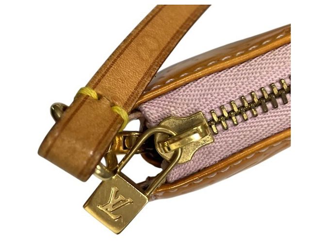 Borsa Louis Vuitton Monogram Vernis Lexington Beige - vista 9