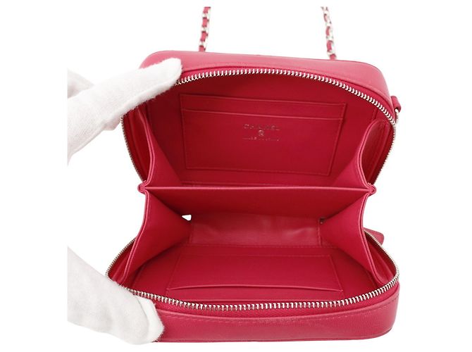 Borsa a Spalla Chanel Pink Matelassé Chain Rosa - vista 5