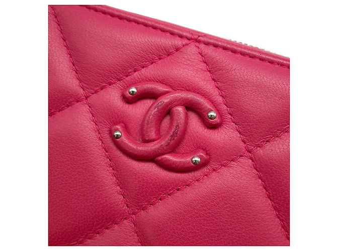 Borsa a Spalla Chanel Pink Matelassé Chain Rosa - vista 6