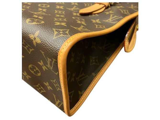 Borsa Tote Louis Vuitton Monogram Popincourt Marrone - vista 7