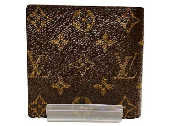 Portafoglio bi-fold Monogram Louis Vuitton Marrone - vista 2