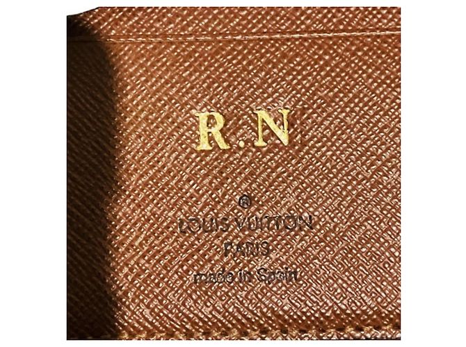 Portafoglio bi-fold Monogram Louis Vuitton Marrone - vista 4