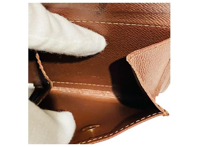 Portafoglio bi-fold Monogram Louis Vuitton Marrone - vista 5