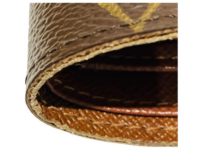 Portafoglio bi-fold Monogram Louis Vuitton Marrone - vista 8