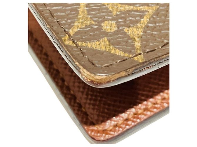 Portafoglio bi-fold Monogram Louis Vuitton Marrone - vista 9