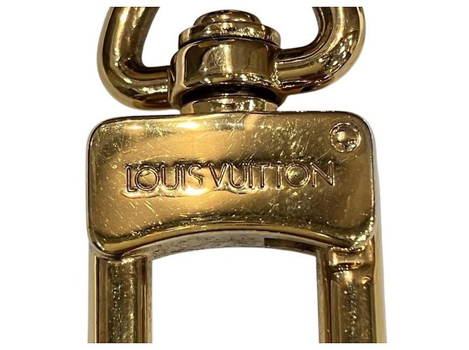 Portachiavi Monogram Portefeuille Flowering Louis Vuitton Multicolore D'oro - vista 2
