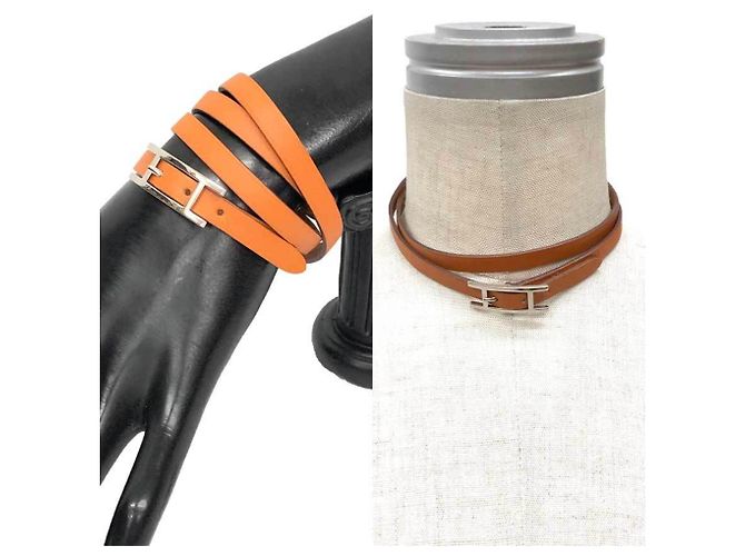 Hermès Hermes Api3 Charm Bracelet Orange Camel - view 2