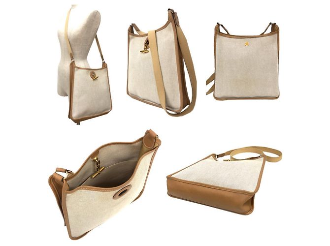Hermès Borsa a Spalla Hermes Vespa PM Cammello - vista 2