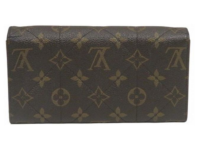 Louis Vuitton Monogram Portefeuille Sarah Etoile Long Wallet Marrone - vista 2