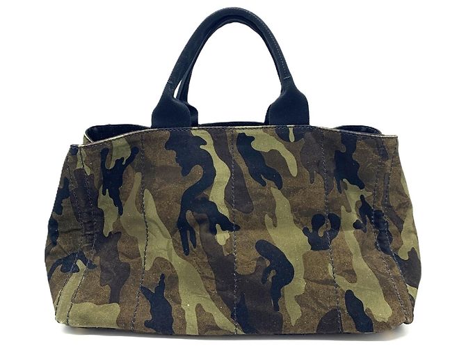 Borsa Tote Prada Canapa Camouflage BN2020 - vista 2