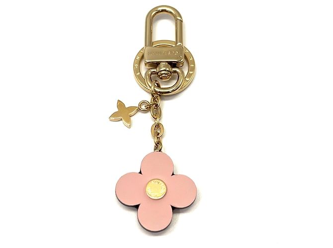 Charm per borsa Louis Vuitton Portefeuille Blooming Flower D'oro - vista 2