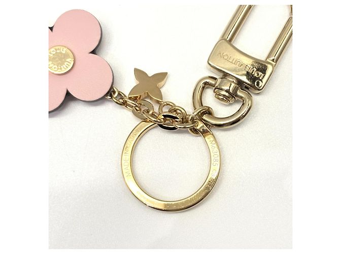 Charm per borsa Louis Vuitton Portefeuille Blooming Flower D'oro - vista 4