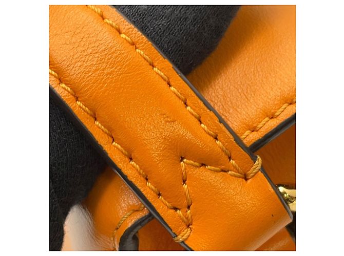 Borsa Louis Vuitton - Pont Neuf, Pelle Camel Cammello - vista 13