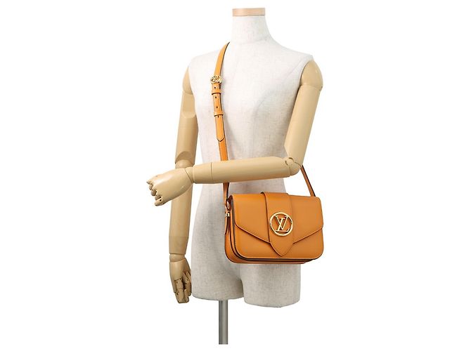 Borsa Louis Vuitton - Pont Neuf, Pelle Camel Cammello - vista 4