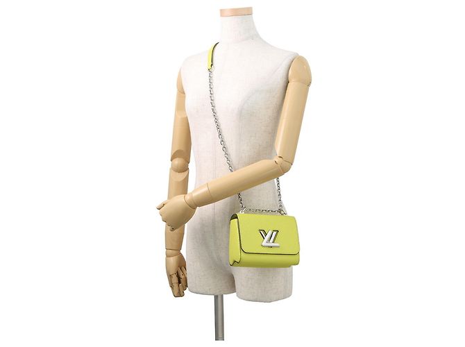 Borsa MINI Epi Twist Louis Vuitton Giallo - vista 5