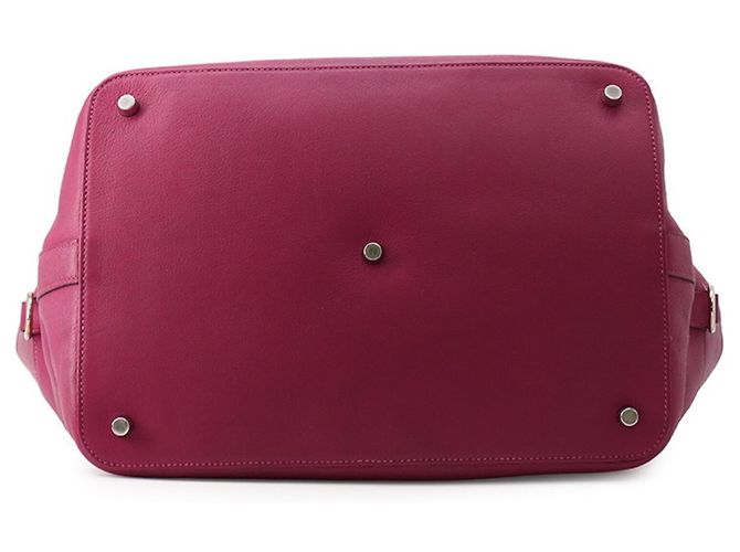 Hermès Borsa Hermes Toolbox 33 Magnolia Swift Rosa Porpora - vista 3
