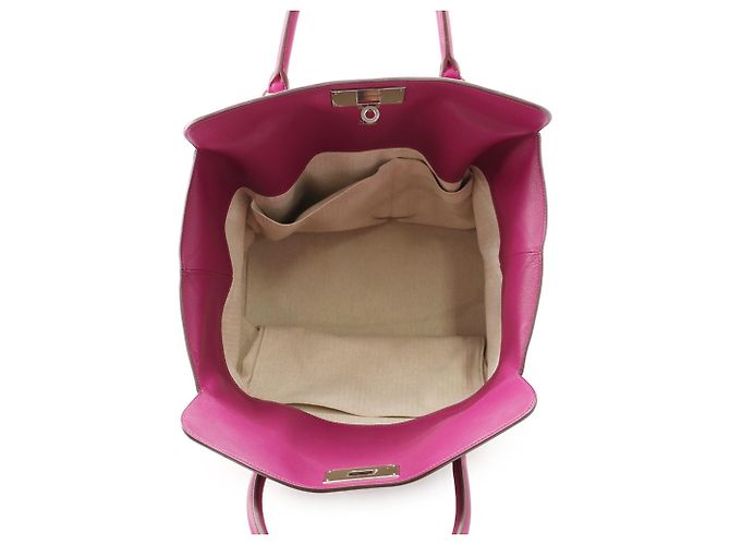 Hermès Borsa Hermes Toolbox 33 Magnolia Swift Rosa Porpora - vista 6