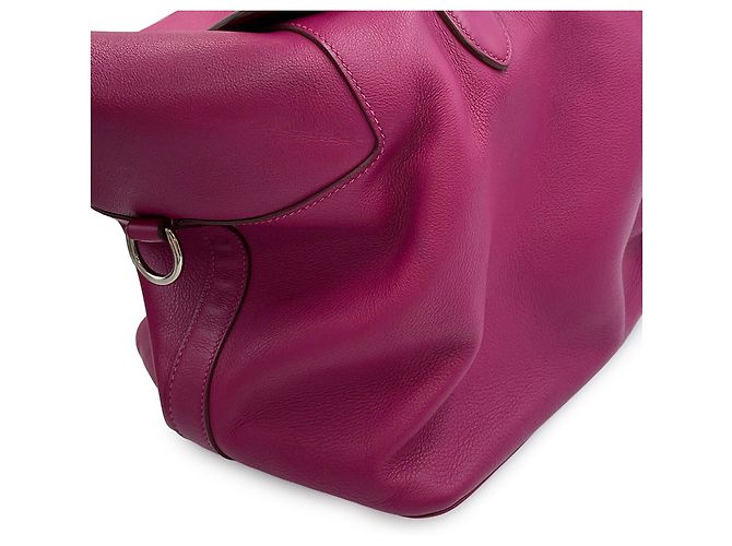 Hermès Borsa Hermes Toolbox 33 Magnolia Swift Rosa Porpora - vista 7